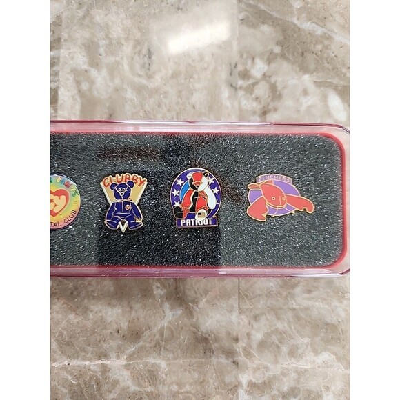 TY Beanie Babies Collectors Pin Set - Picture 3 of 4